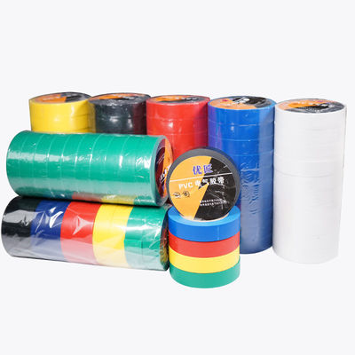 شريط عازل كهربائي مقاوم للحرارة المطاط PVC الملصق