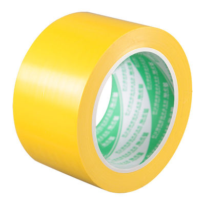 الشريط الملتصق للطابق من البروتوكول البلاستيكي تحذير السلامة علامة 48mm مخصص